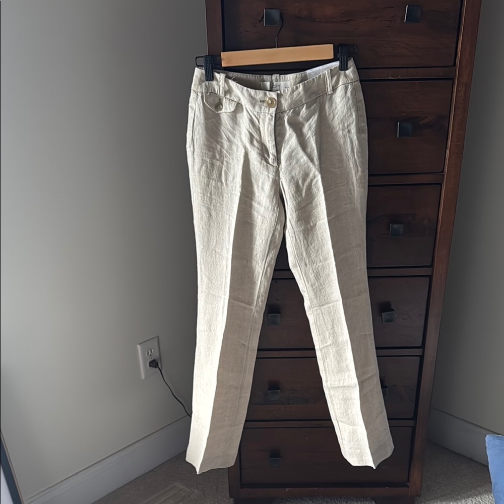 Linen classic trouser